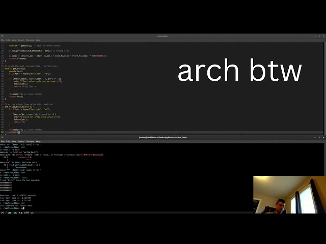 Coding a Basic Reaction Timer in C From Scratch