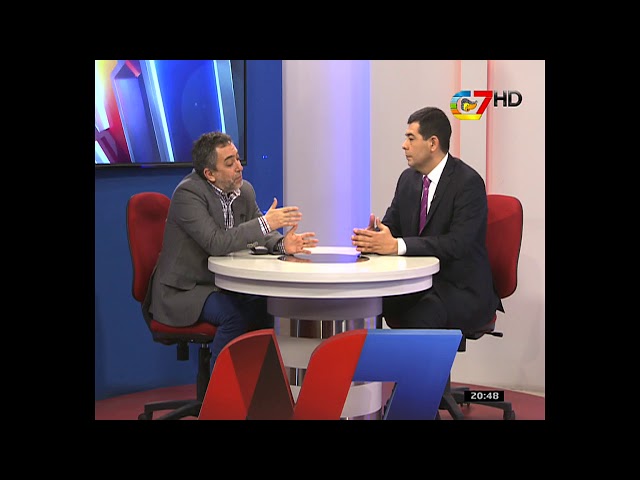 El presidente del STJ estuvo en los estudios de Noticiero 7