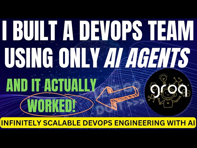 i built a devops team using only ai agents and it worked