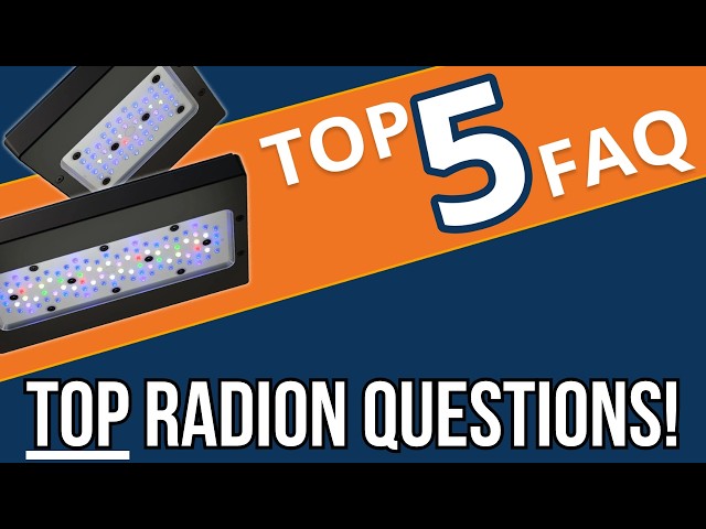 Top 5 EcoTech Marine Radion Questions ANSWERED!