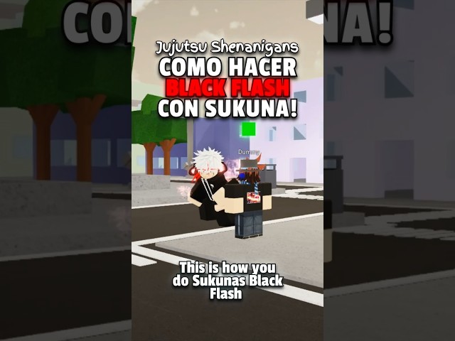HOW TO MAKE HEIAN SUKUNA'S BLACK FLASH! (Jujutsu Shenanigans) #roblox #jujutsushenanigans #update