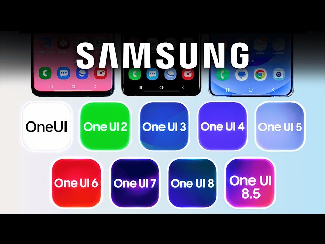Samsung One UI Evolution | Every Version Explained From One UI 1.0 to One UI 8.5