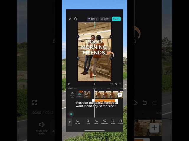How to Add Text Behind a Person in CapCut
