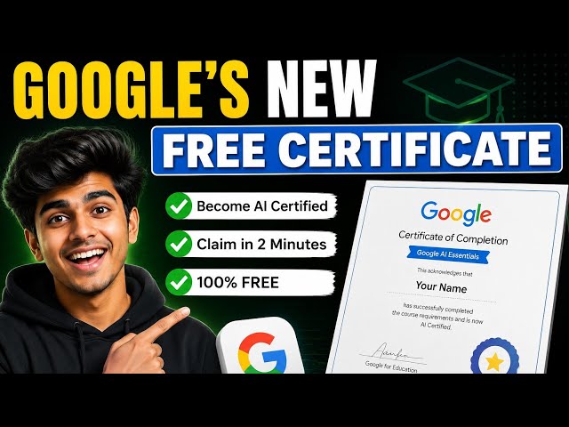 Google FREE Courses🎓 & Certificates 2026 😱 | 100% FREE for Students💯