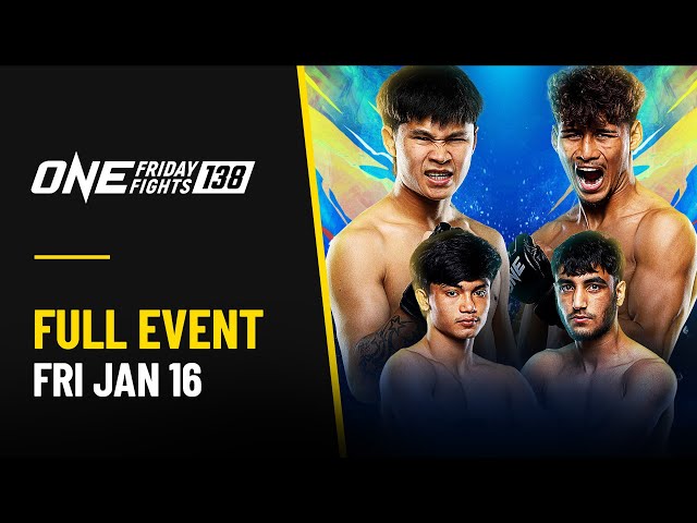 🔴 [Live in HD] ONE Friday Fights 138: Pompet vs. Decho