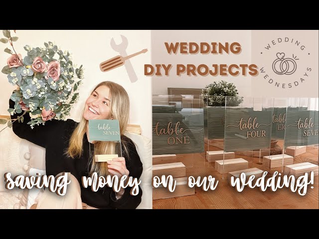 WEDDING PREP VLOG: Money Saving Wedding DIY Projects UK - WEDDINGS ARE SO EXPENSIVE! | HomeWithShan