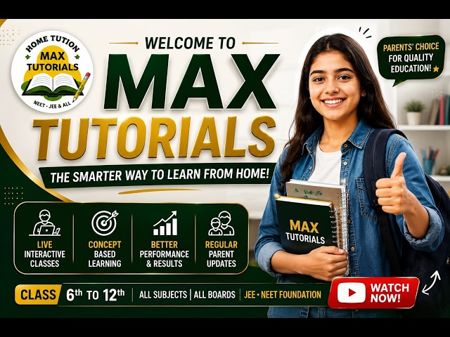The Future of Home Tuition is Here | MAX Tutorials