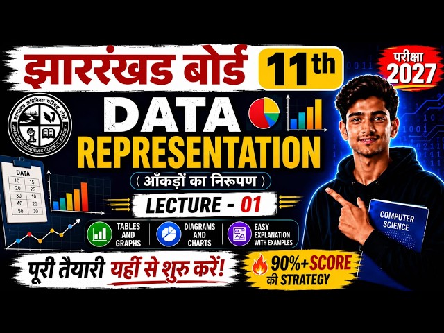 Jharkhand Board class 11 Computer Science  2027 | Data Representation | class 11 computer science