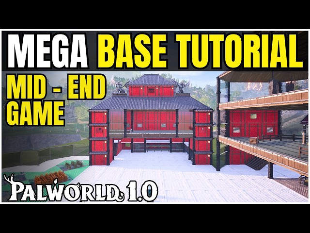 Palworld 1.0 Base Build Tutorial! (The Ultimate All In 1 Base) Part 1