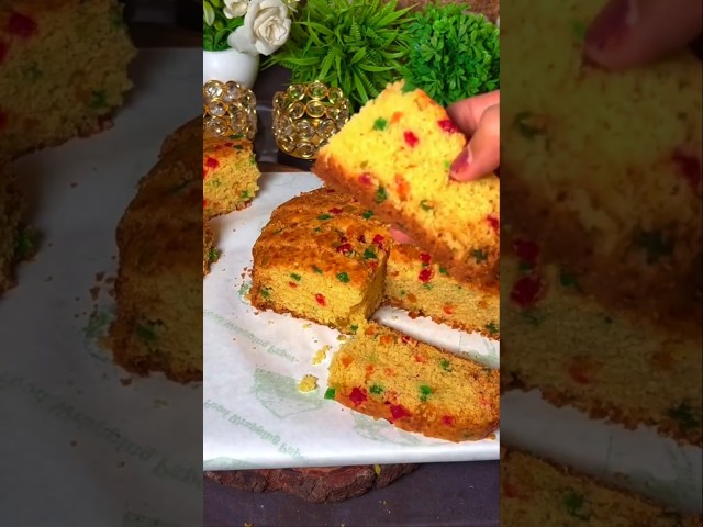 Sui Cake 😍 #sujicake #semolinacake #recipe #making #shortvideo