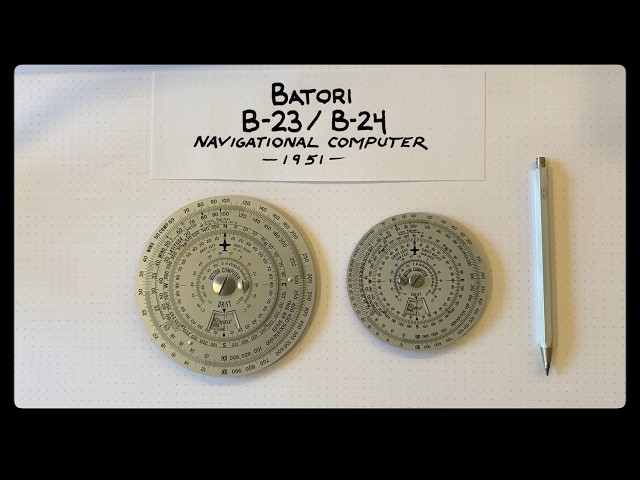 Batori B-23 & B-24 Navigational Computer (1951): Part 2