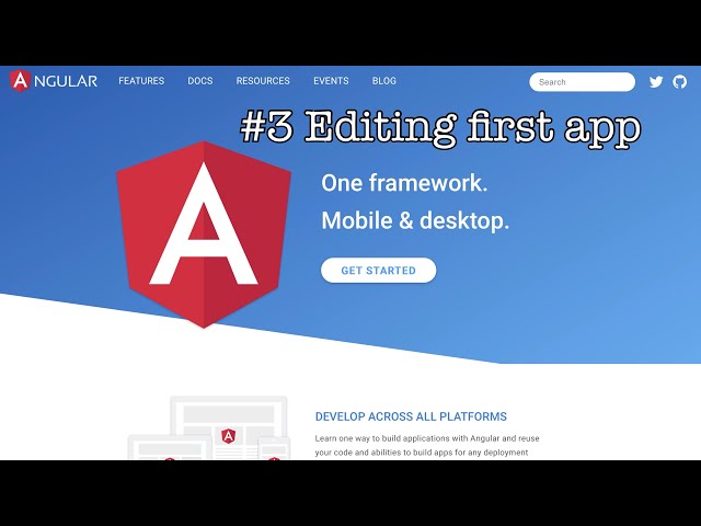 Angular 9 Tutorial - 3 - How to start writing code | Angular basics