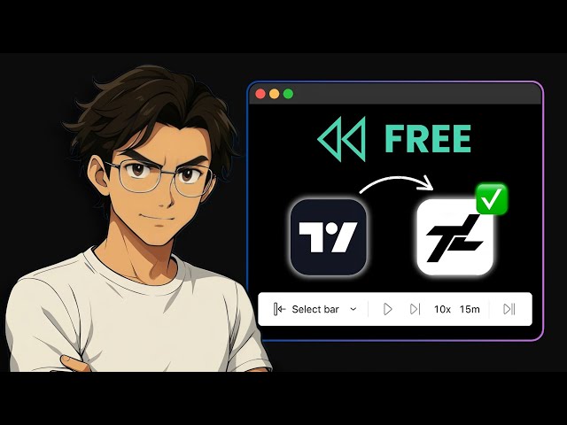 FREE Bar Replay Mode - Free Backtesting Software to Use in 2025 | Trading View's Replacement