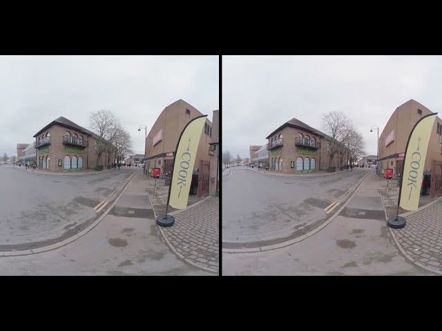 Twin Q3U on a bar - 5000x2500 60fps - sbs 3d - parallel view