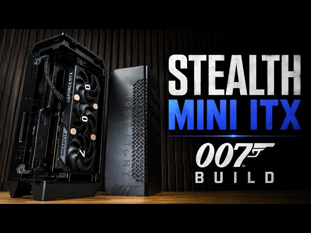 I Built a Stealth Mini-ITX RTX 5070 Ti PC for 007 First Light | Cooler Master NCore 100 Air