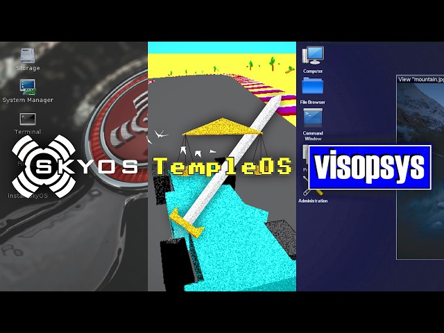 Extremely Weird Non-Linux Operating Systems