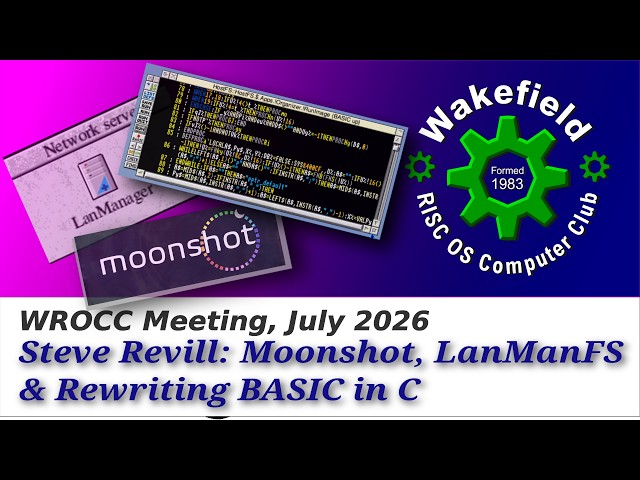 WROCC Meeting, July 2026 - Steve Revill