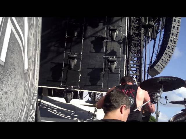 SLAYER DRUM CAM FOOTAGE, RAINING BLOOD; SOUNDWAVE FESTIVAL '13 PERTH