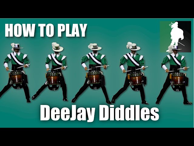 How to play DeeJay Diddles by The Cavaliers Drumline - Paradiddle Exercise for Snare Drummers