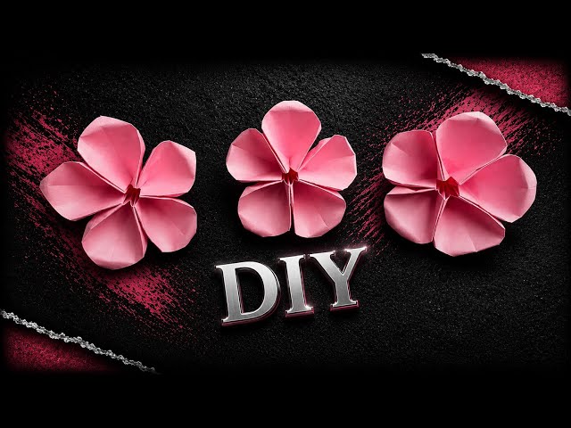 Paper Sakura That Looks Real – Origami Tutorial