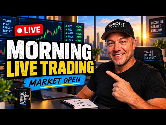 🔴 Live Day Trading! | The Day After FOMC — Huge Move Coming?| Purdia Giveaway