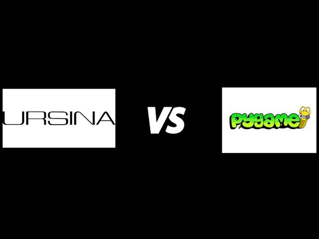 ||Ursina vs pygame|| what’s better for Game Dev