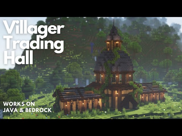 VILLAGER TRADING HALL | Minecraft Tutorial | Java & Bedrock 26.2