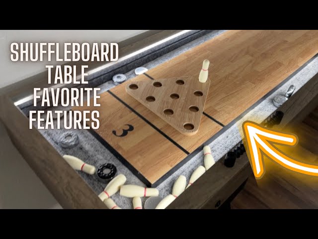 Shuffleboard Table FAVORITE FAMILY FEATURES