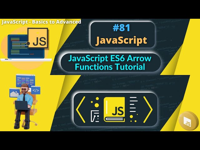 #81 JavaScript ES6 Arrow Functions Tutorial #jquery #ES