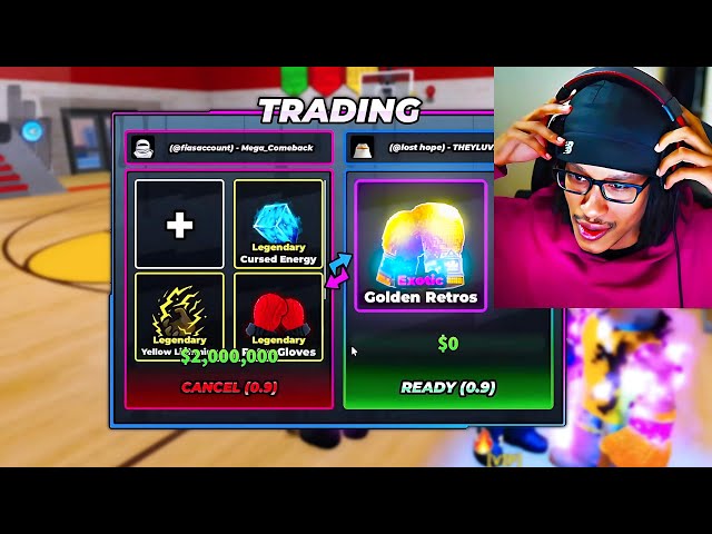 Trading From NOTHING to GOLDEN RETROS in Roblox Fight In A School