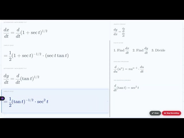 Class 12 Maths CH-2 EX-1 Q-13(ii) | Parametric Differentiation