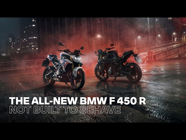 Wake The Rebel l The all-new BMW F 450 R