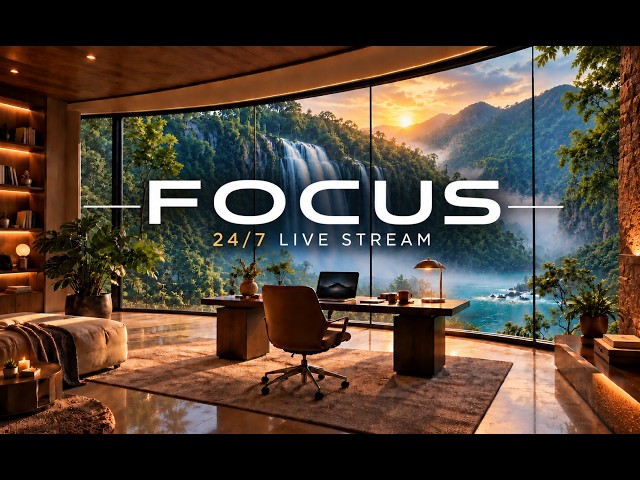🔴 HYPERFOCUS 24/7 — Deep Focus Music for Work, Study & Coding