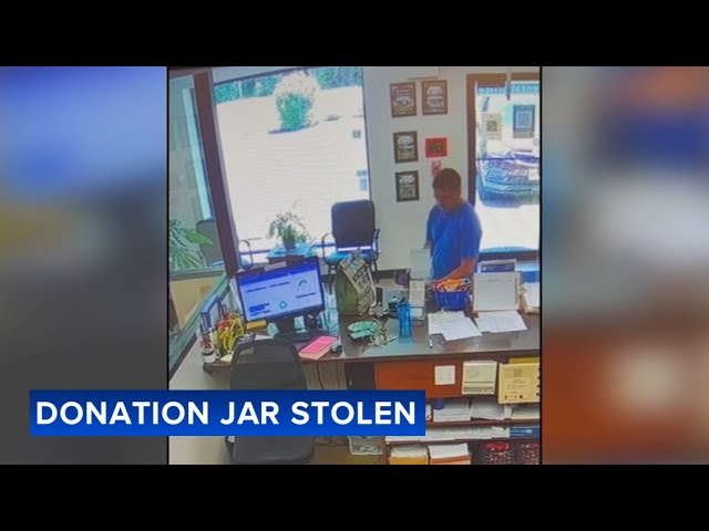 Grubhub driver accused of stealing cancer‑research donation jar
