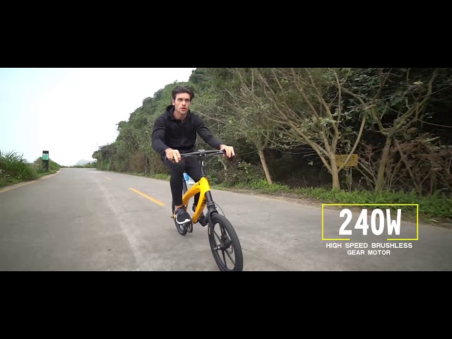 LEHE S1 36v 240w urban electric bike 20 inch with fashionable design