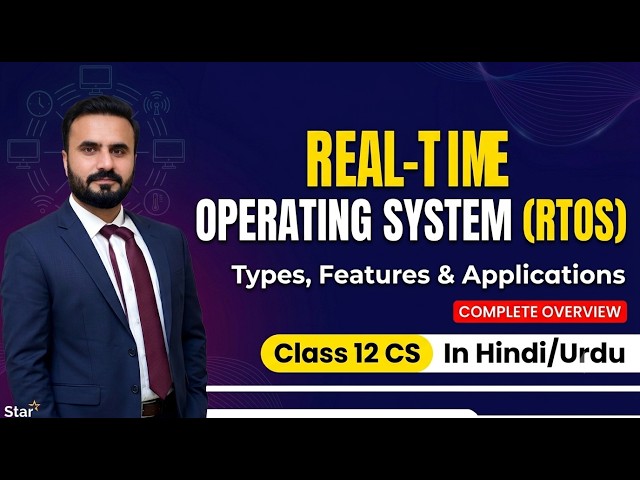 Real-Time Operating System (RTOS) | Types, Features & Applications | Class 12 CS