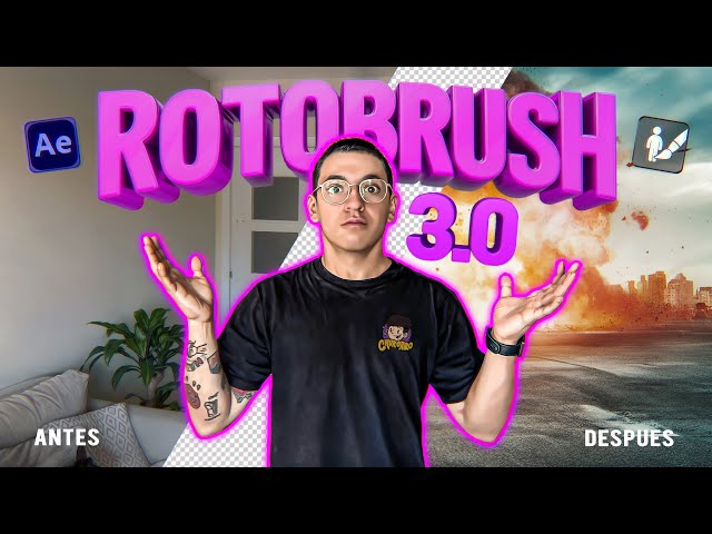 How to do EASY and FAST ROTOSCOPING in After Effects (TRICKS they don't tell you) - Rotobrush 3.0