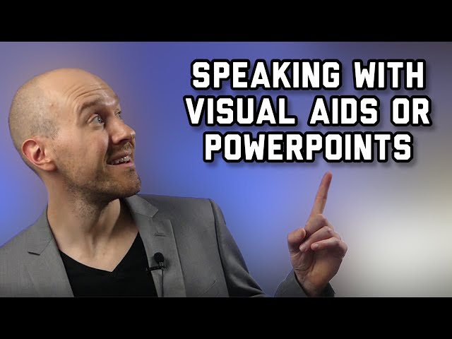 SPEAKING TIPS for Presentations with VISUAL AIDS or POWERPOINT