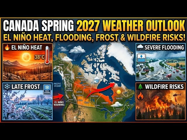 Canada Spring 2027 Weather Outlook: El Niño Heat, Flooding, Frost & Wildfire Risks