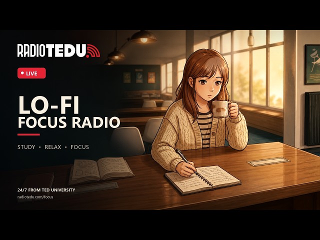 lofi pomodoro study session ☕ [50/10 focus timer] | RadioTEDU Lo-Fi