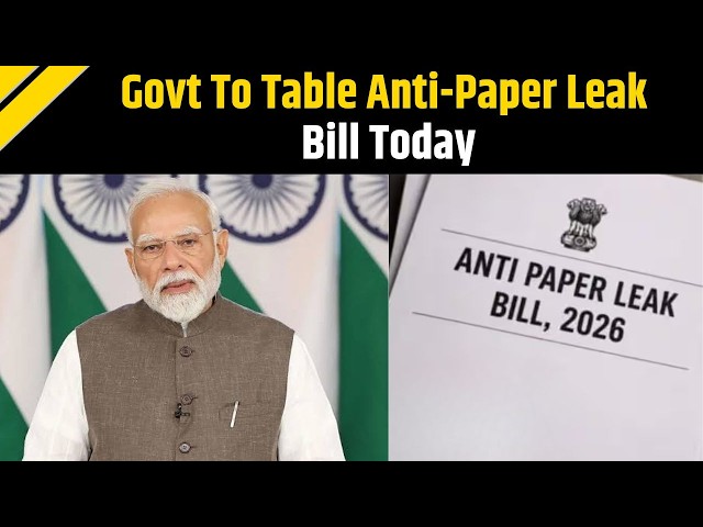 NEET Paper Leak: Centre To Table Strict Anti-Paper Leak Bill In Lok Sabha Today | JP Nadda