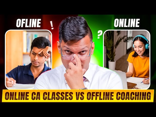 Online CA Classes vs Offline Coaching  | Anshul Agarwal