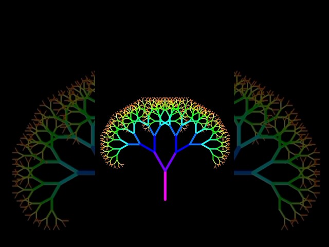 Amazing Colourfull Tree using Python code#python #funny #trending #shorts#new  #shortvideo#viral