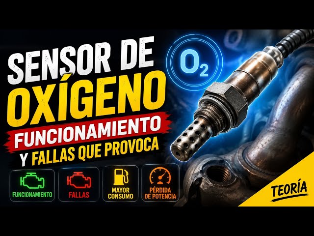 How the oxygen sensor works and the failures it causes