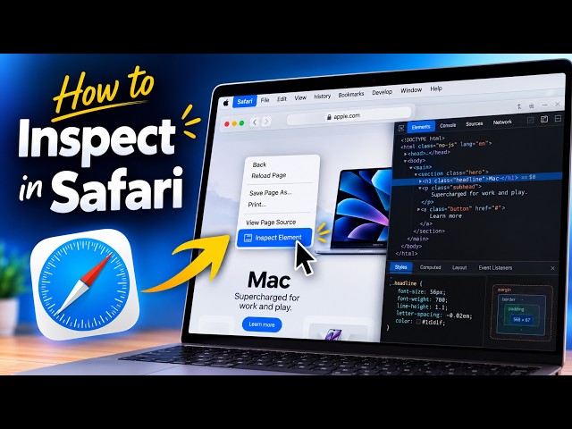 How to Inspect Element in Safari Browser on Mac