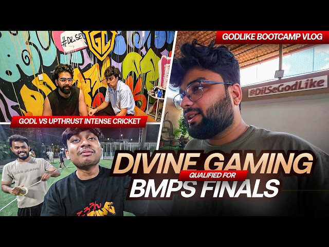 🏆 QUALIFIED FOR BMPS FINALS! | Godlike Bootcamp Vlog ft. GODL vs Upthrust Cricket 🔥