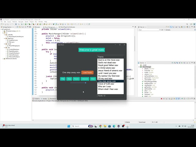 A Music Player Written In Java Swing.