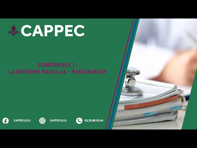 Conférence 1 : Comment fonctionne Parcoursup et les études de santé PASS/LAS à Lille