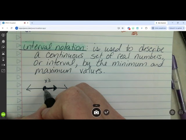 1-1: Set Builder and Interval Notation Basics