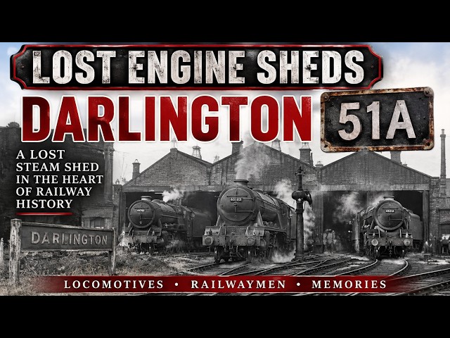 Lost Engine Sheds: Darlington 51A – Inside One of the North East’s Great Steam Locomotive Depots